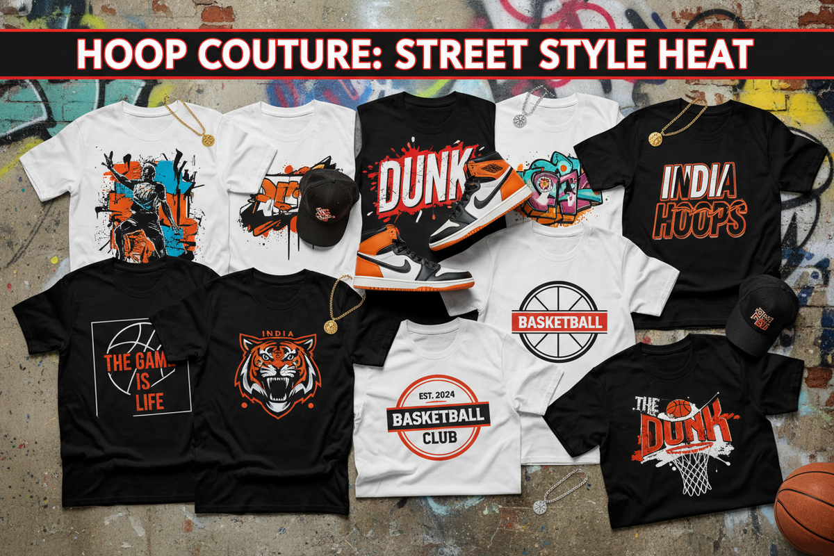 10 Best Basketball Graphic T-Shirts in India for Everyday Streetwear
