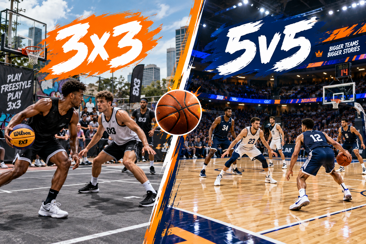 3x3 vs 5v5 Basketball: Rules, Strategy and Key Differences