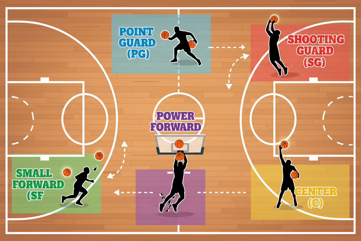 Basketball Positions Explained: A Beginner’s Guide to All Five Roles