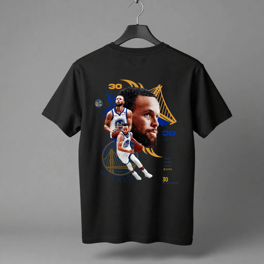 The Stephen Curry "Not Luck, Just Work" Graphic Tee