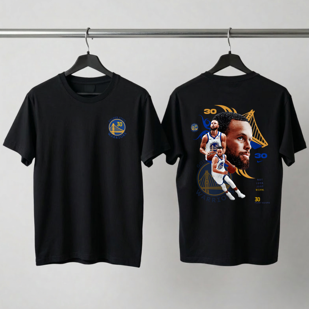 The Stephen Curry "Not Luck, Just Work" Graphic Tee