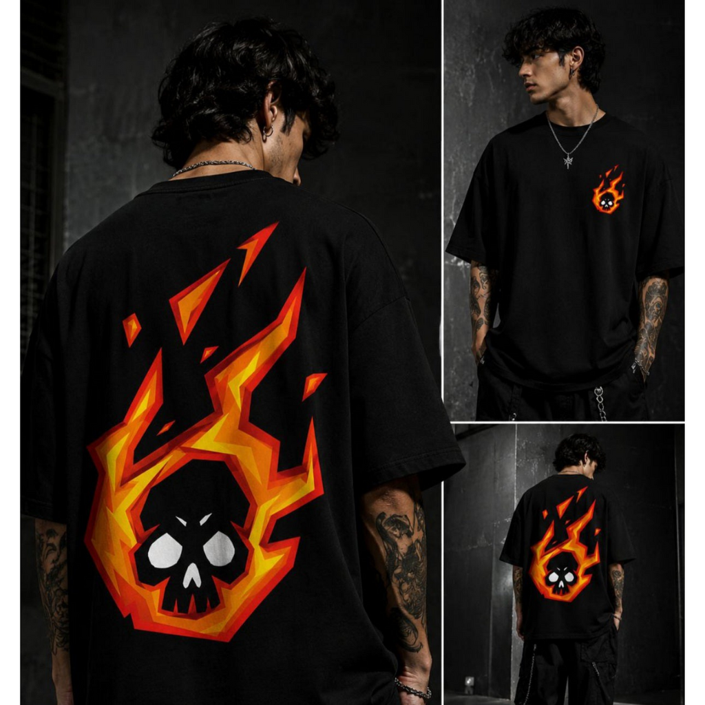 Fire Spirit Oversized Classic T-Shirt